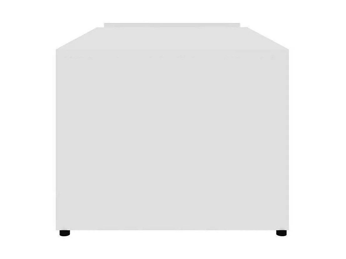 Table basse bois blanc Tessia 90cm