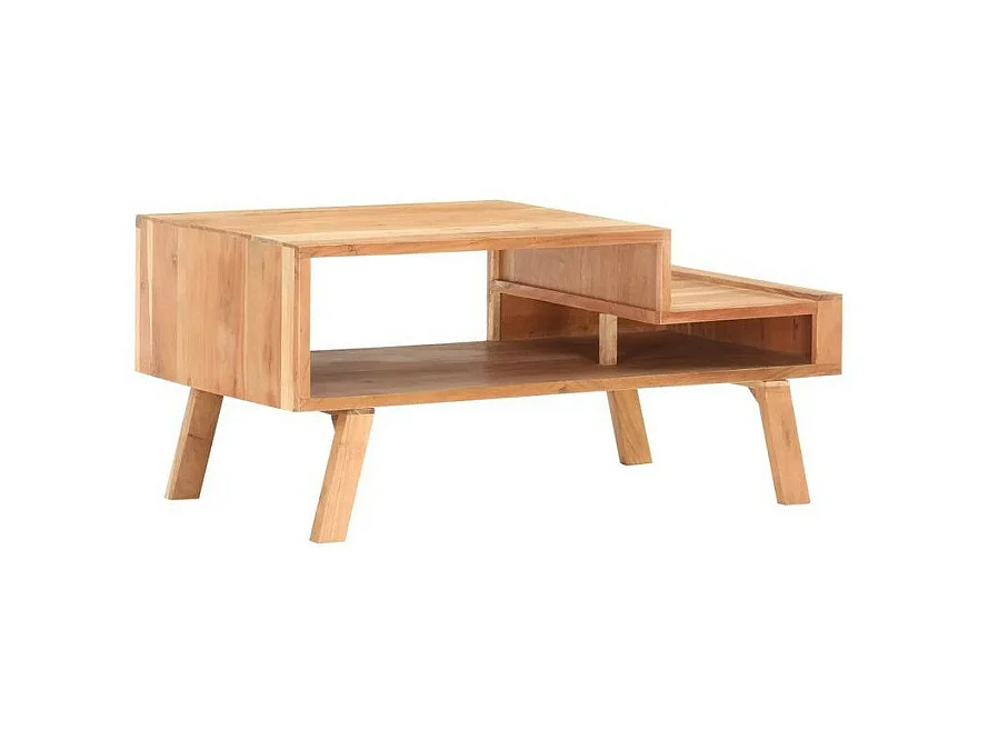 Table basse acacia massif clair Kontee