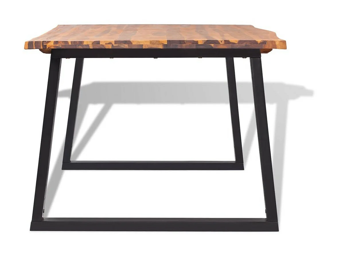 Table basse bois d'acacia massif Paula 110