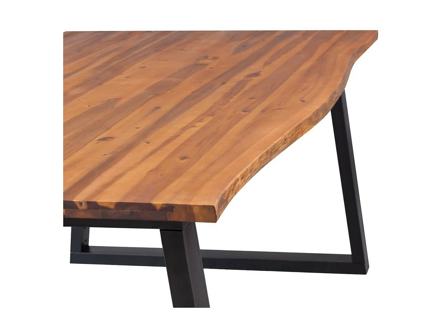 Table basse bois d'acacia massif Paula 110
