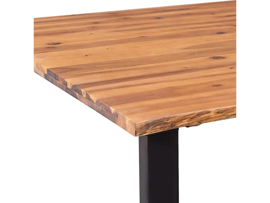 Table basse bois d'acacia massif Paula 110