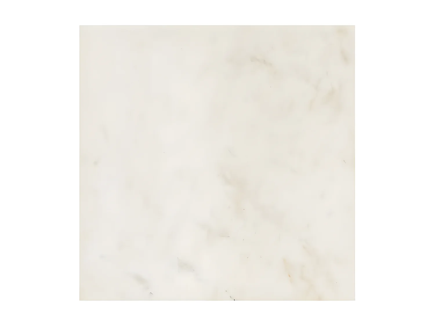 Mesa de centro piedra real textura de mármol blanco 60x60x35 cm