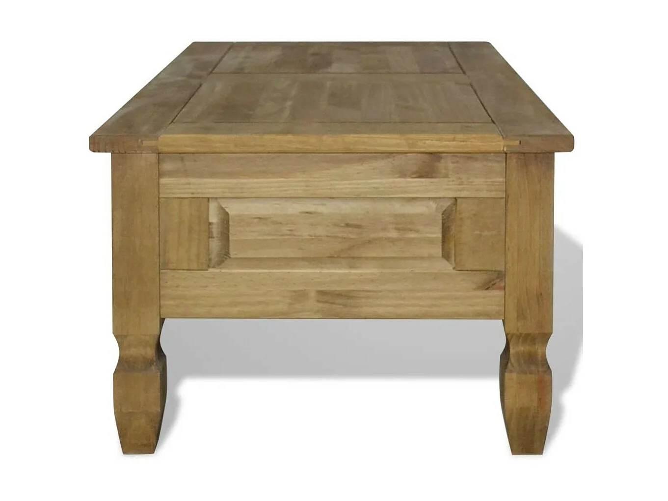 Table basse pin massif naturel Mexica