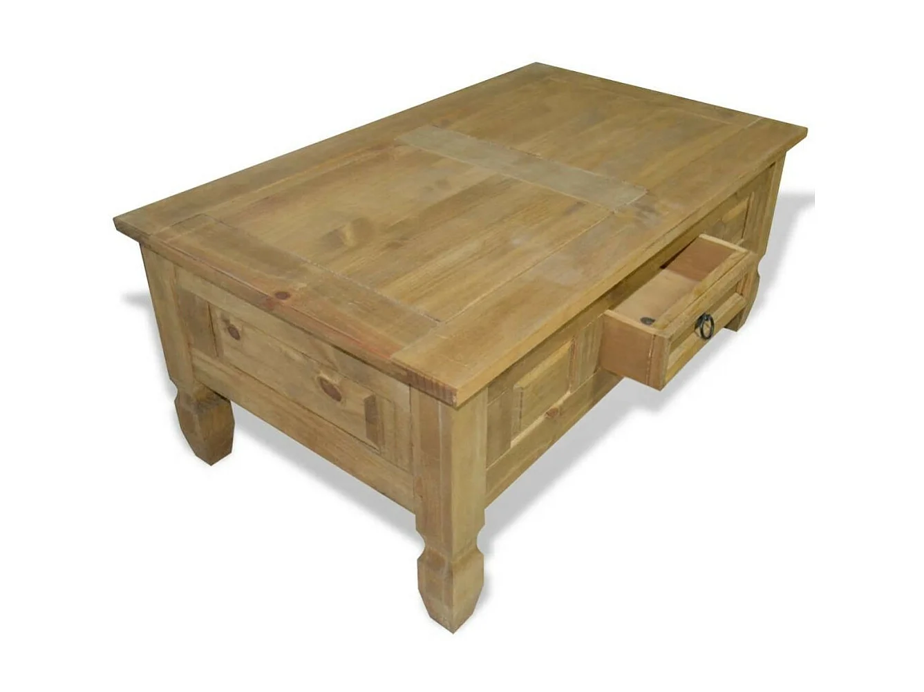 Salontafel Mexicaans grenenhout Corona-stijl 100x55x44 cm