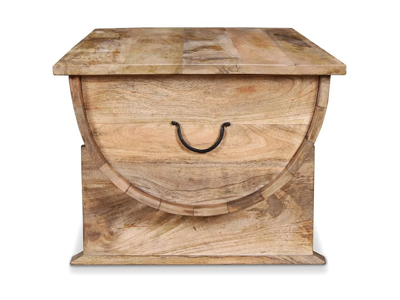 Table Basse bois de manguier avec rangement Induka