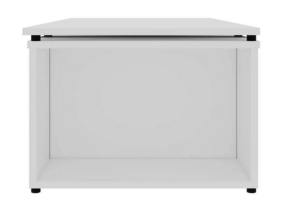 Table basse modulable bois blanc Etif