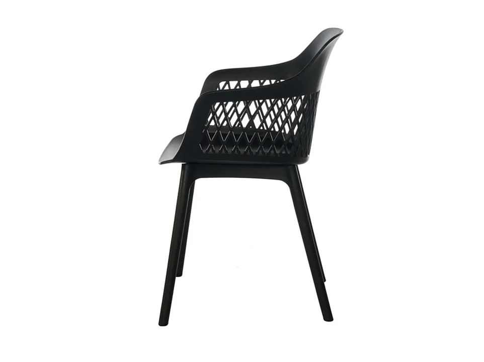 Chaises en polypropylène Kadena-Couleur Blanc