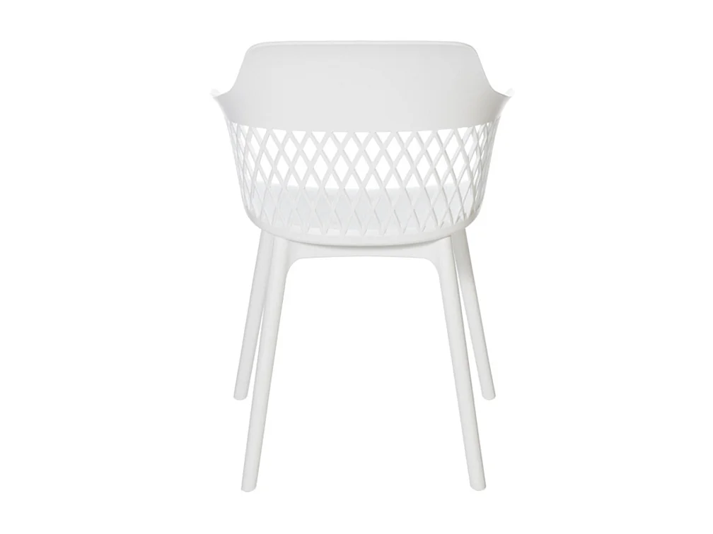 Chaises en polypropylène Kadena-Couleur Blanc
