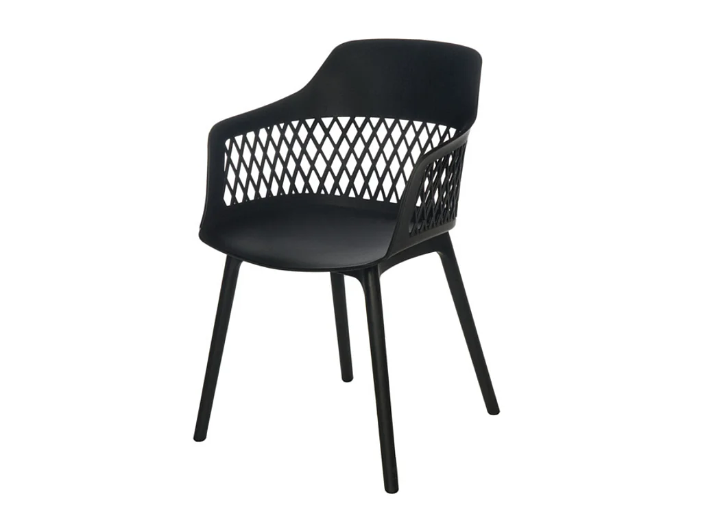 Chaises en polypropylène Kadena-Couleur Blanc