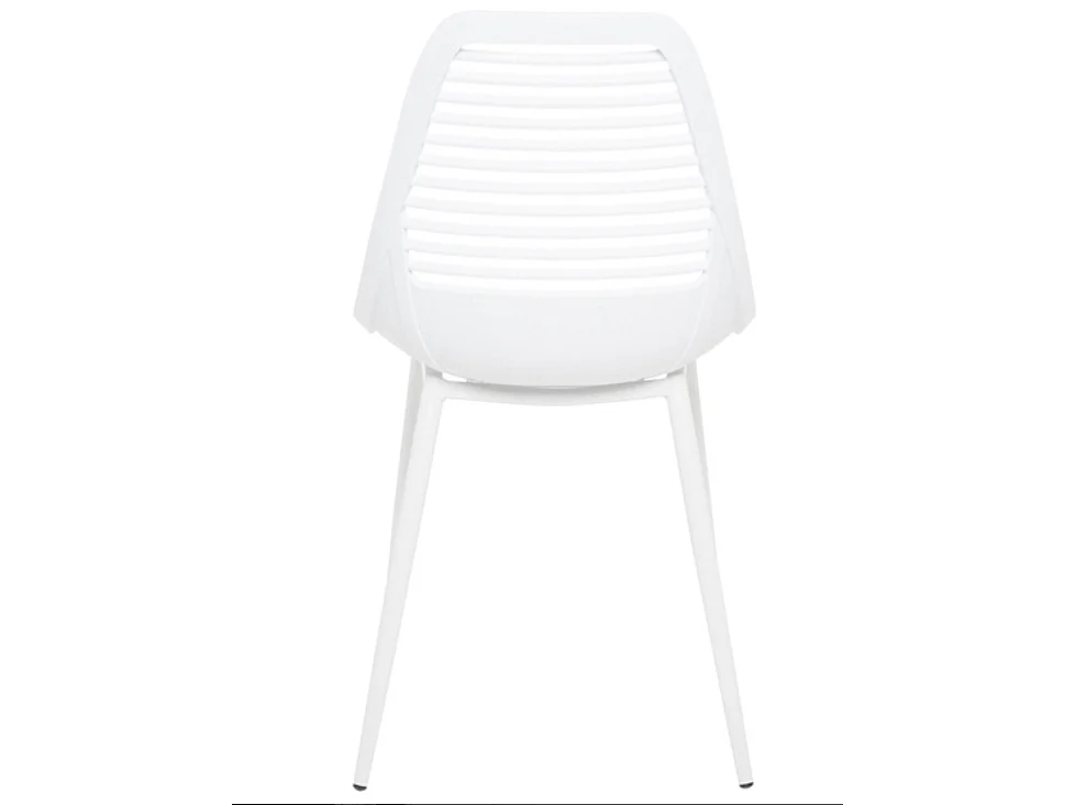 Kyla stoel van polypropyleen en metaal-Kleur Wit