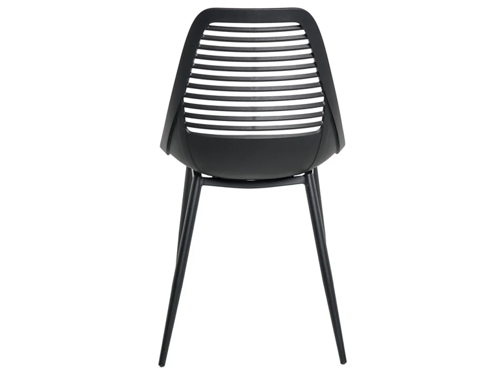 Kyla stoel van polypropyleen en metaal-Kleur Wit