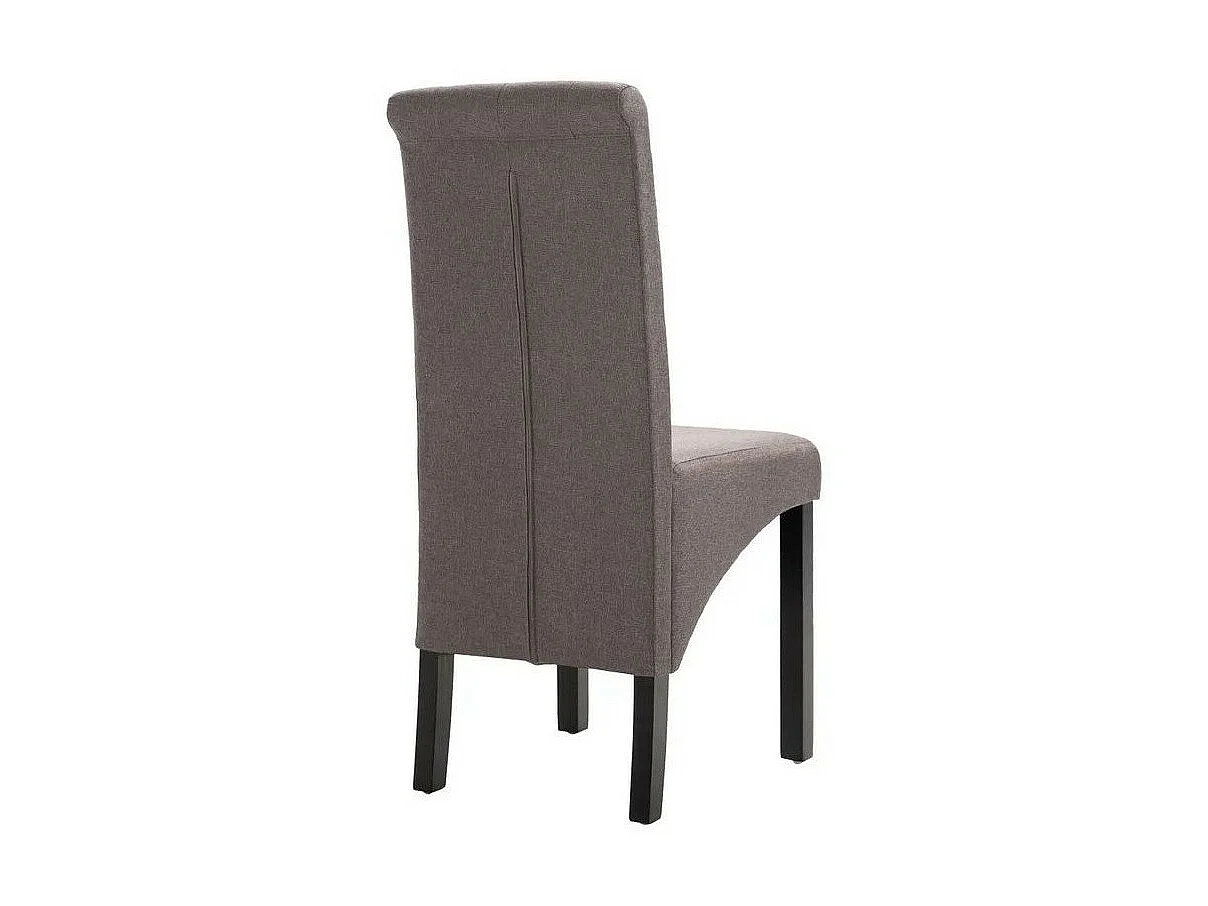 Eetkamerstoelen draaibaar 2 st stof taupe