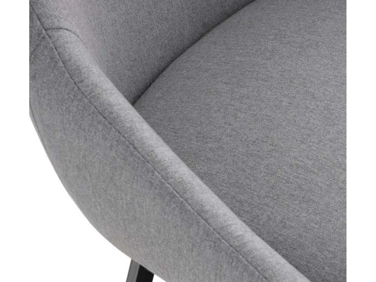 Chaise pivotante à 180º avec retour automatique Melina-Couleur Gris clair