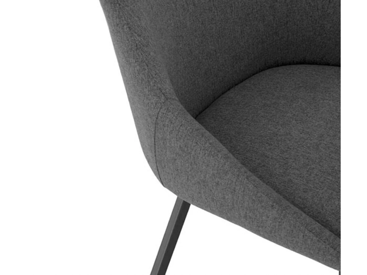 Chaise pivotante à 180º avec retour automatique Melina-Couleur Gris foncé