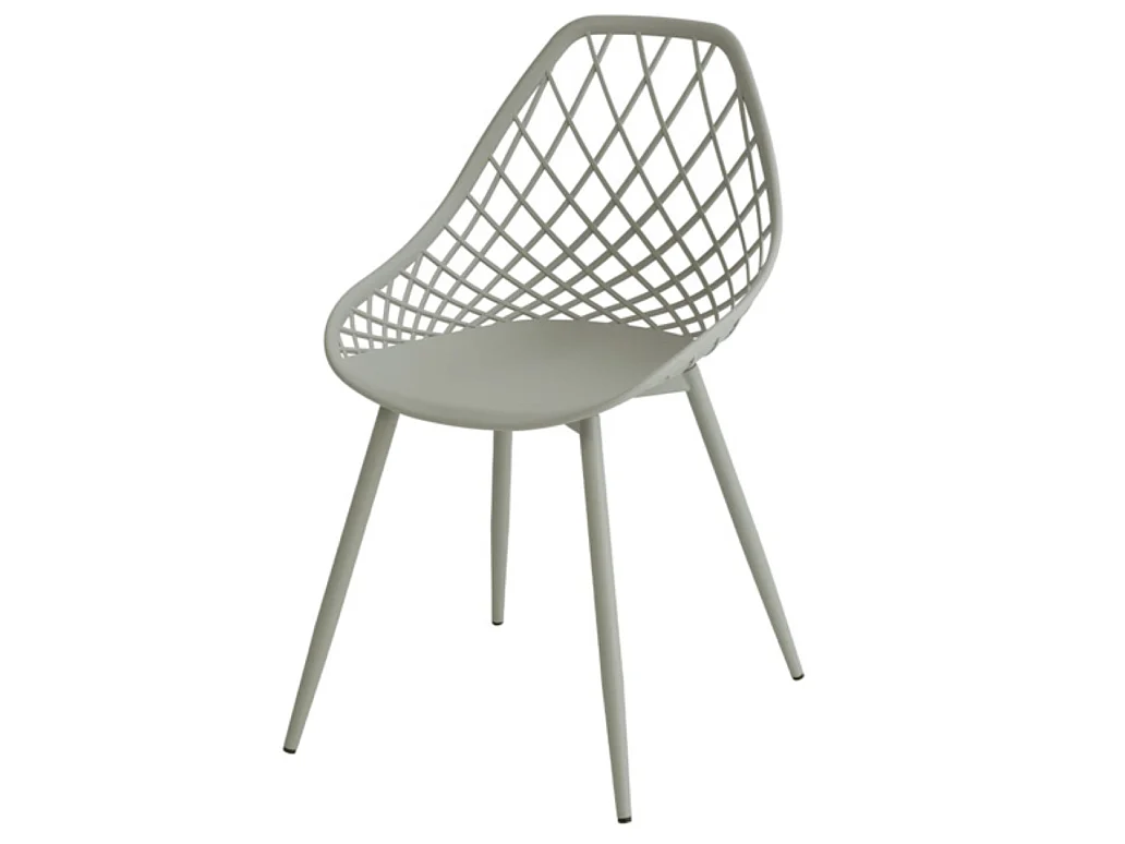 Chaises originale polypropylène Kozie-Couleur Vert amande