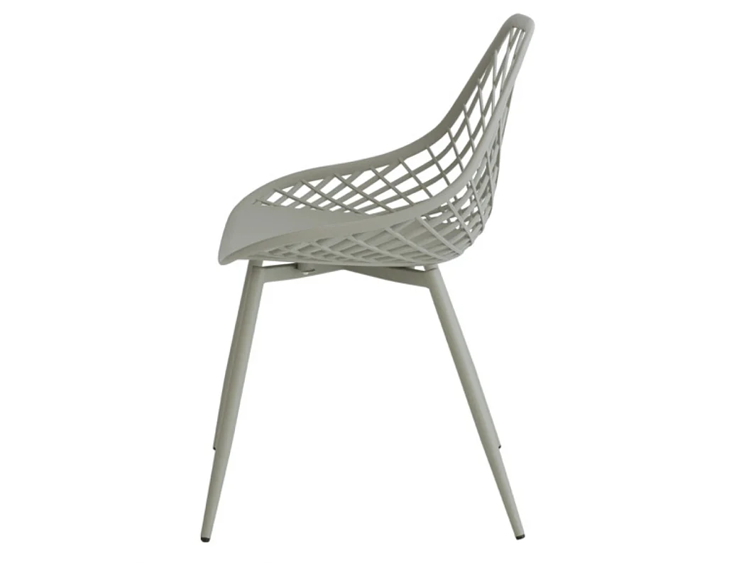 Chaises originale polypropylène Kozie-Couleur Vert amande