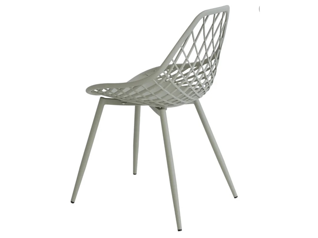 Chaises originale polypropylène Kozie-Couleur Vert amande