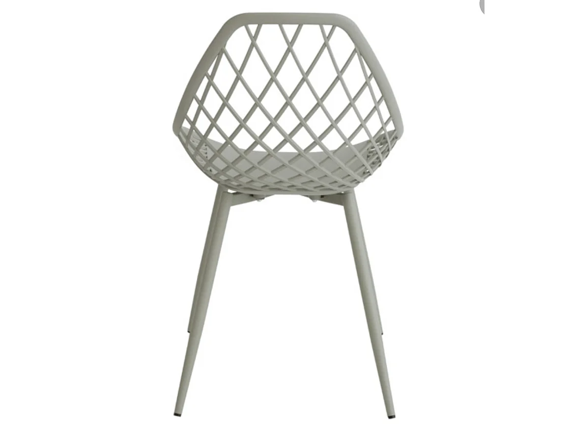 Chaises originale polypropylène Kozie-Couleur Vert amande