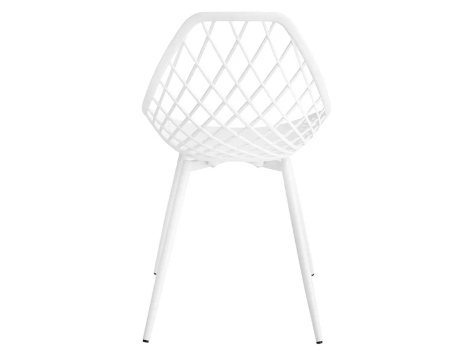 Chaises originale polypropylène Kozie-Couleur Blanc