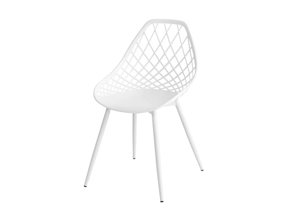 Chaises originale polypropylène Kozie-Couleur Blanc