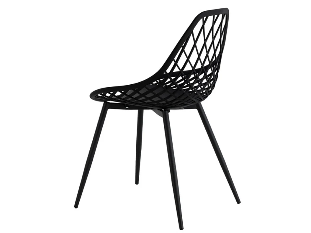 Chaises originale polypropylène Kozie-Couleur Noir