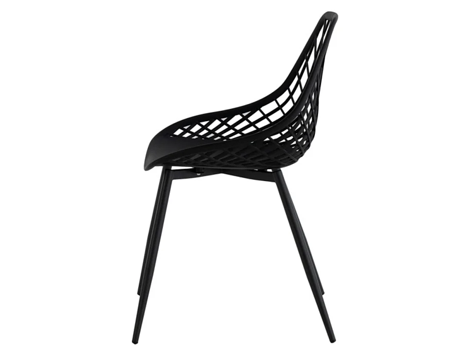 Chaises originale polypropylène Kozie-Couleur Noir