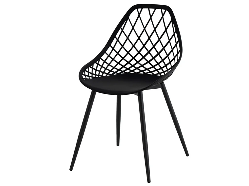 Chaises originale polypropylène Kozie-Noir