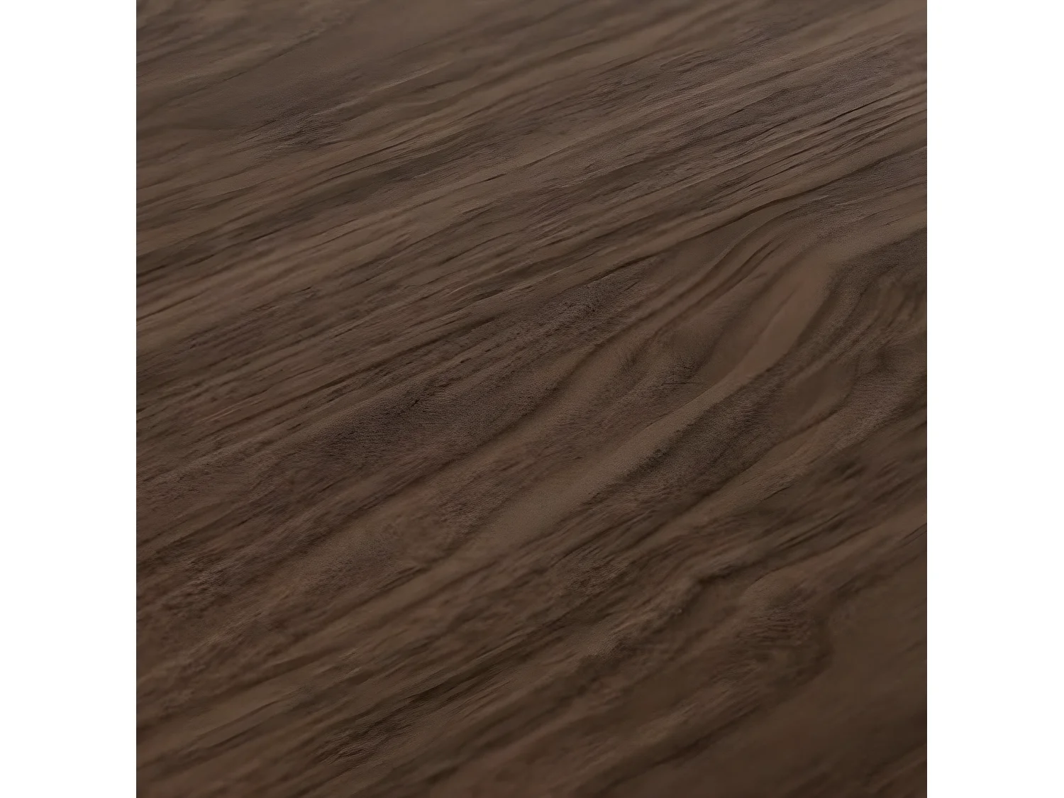 Mesa de comedor Bidy rectangular en madera oscura y patas de metal antracita 180 cm