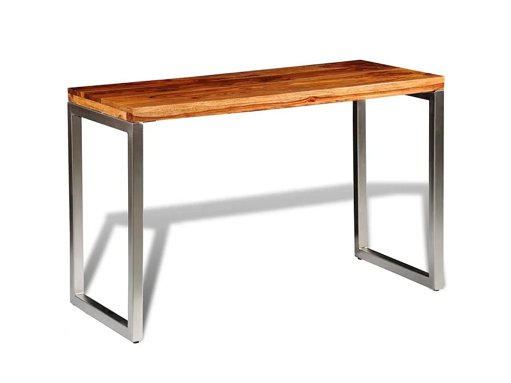 Table de repas rectangulaire bois massif de Sesham Bouka