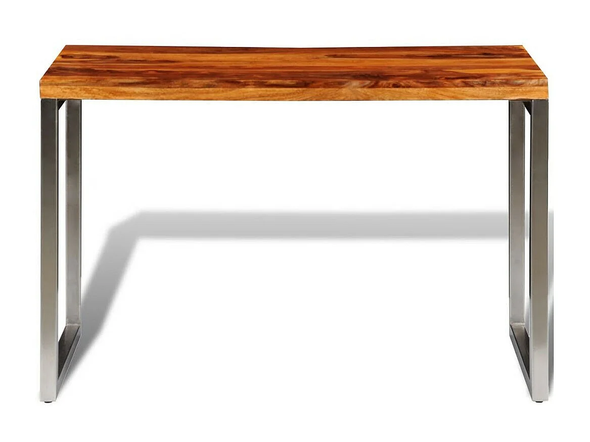 Table de repas rectangulaire bois massif de Sesham Bouka