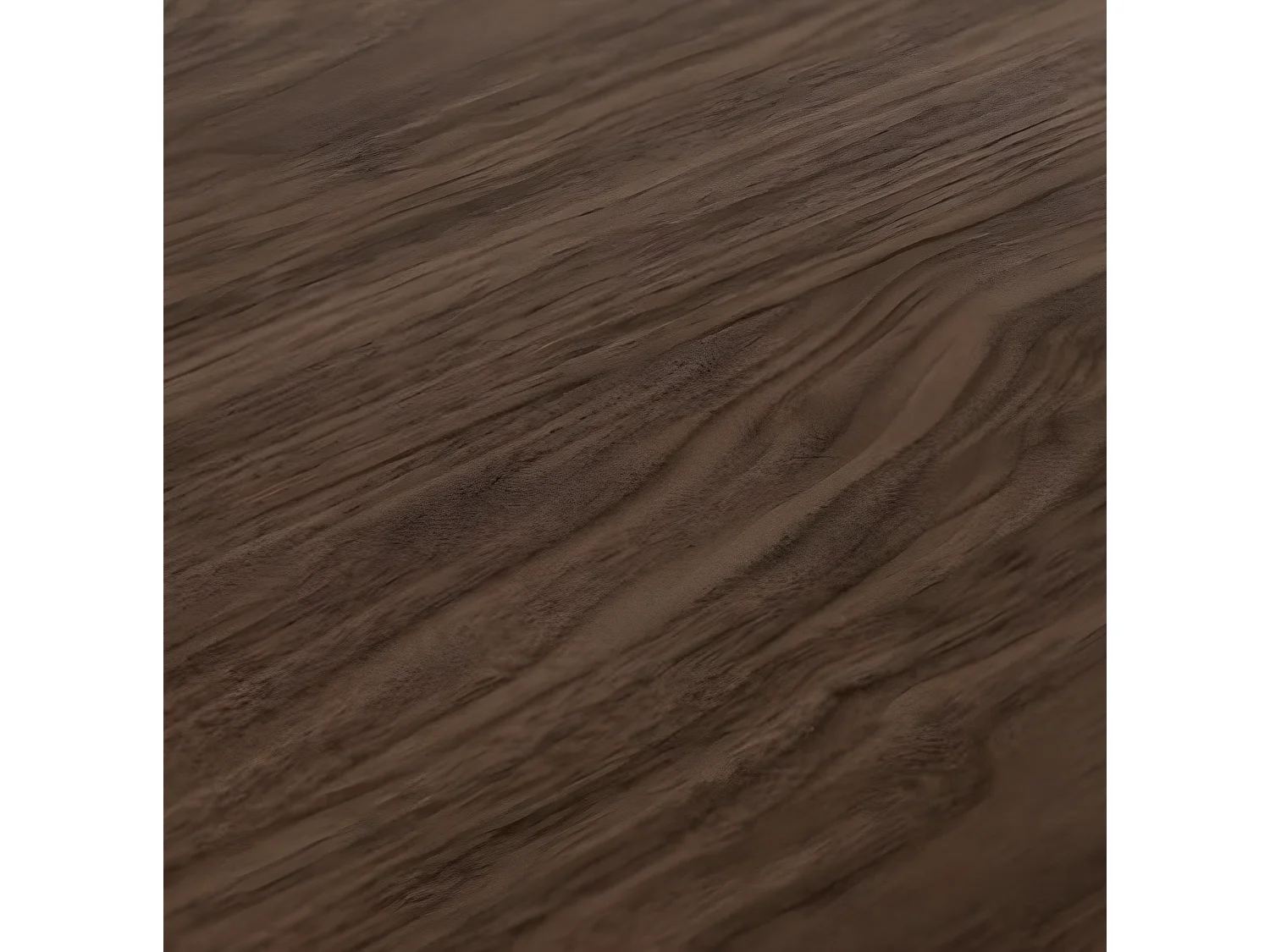 Mesa de comedor rectangular de madera oscura y patas de metal gris oscuro Tsara 180 cm