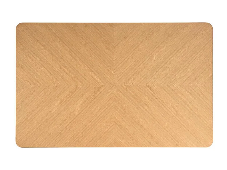 Table à manger Klerg en bois de chêne – Style épuré et durable-Couleur Naturel-Largeur 140 cm