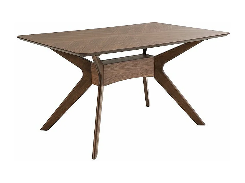 Table à manger Klerg en bois de chêne – Style épuré et durable-Couleur Marron-Largeur 200 cm