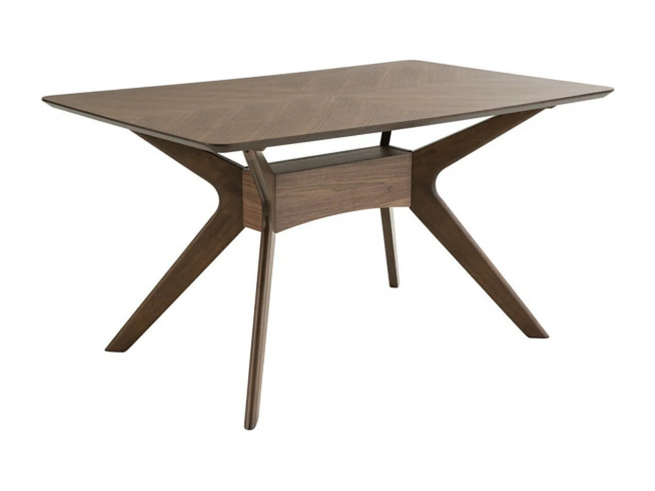 Table à manger Klerg en bois de chêne – Style épuré et durable-Couleur Marron-Largeur 200 cm