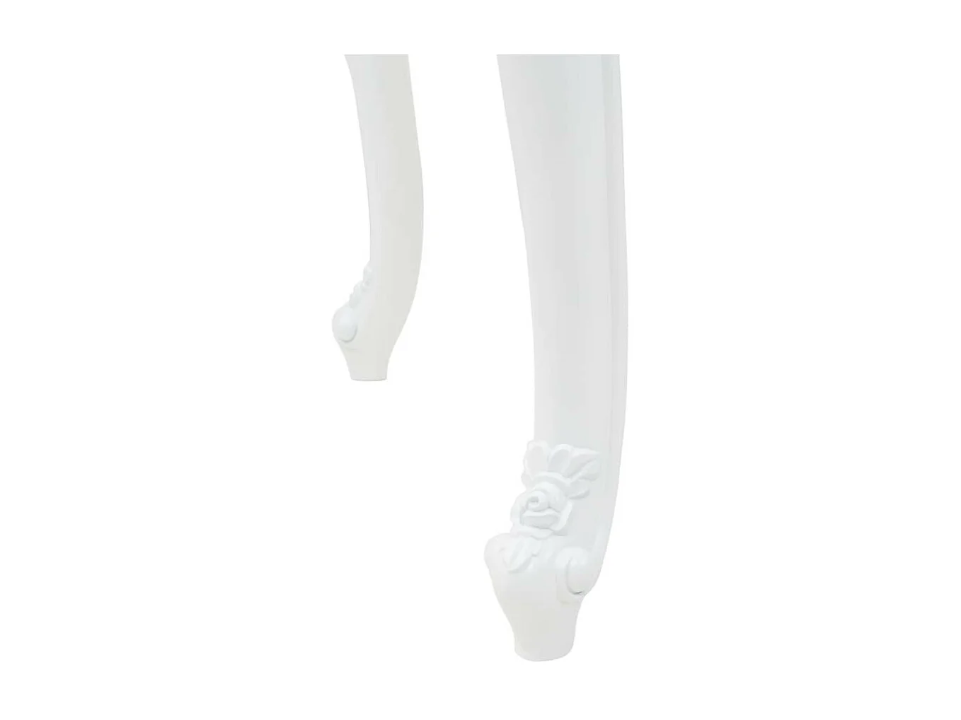 Table à manger rectangulaire blanc brillant Brack 180