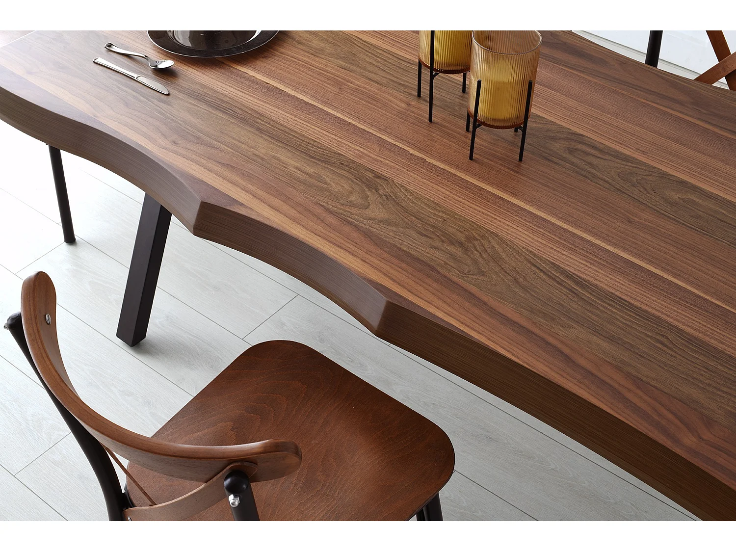 Roma industriële eettafel 180 cm