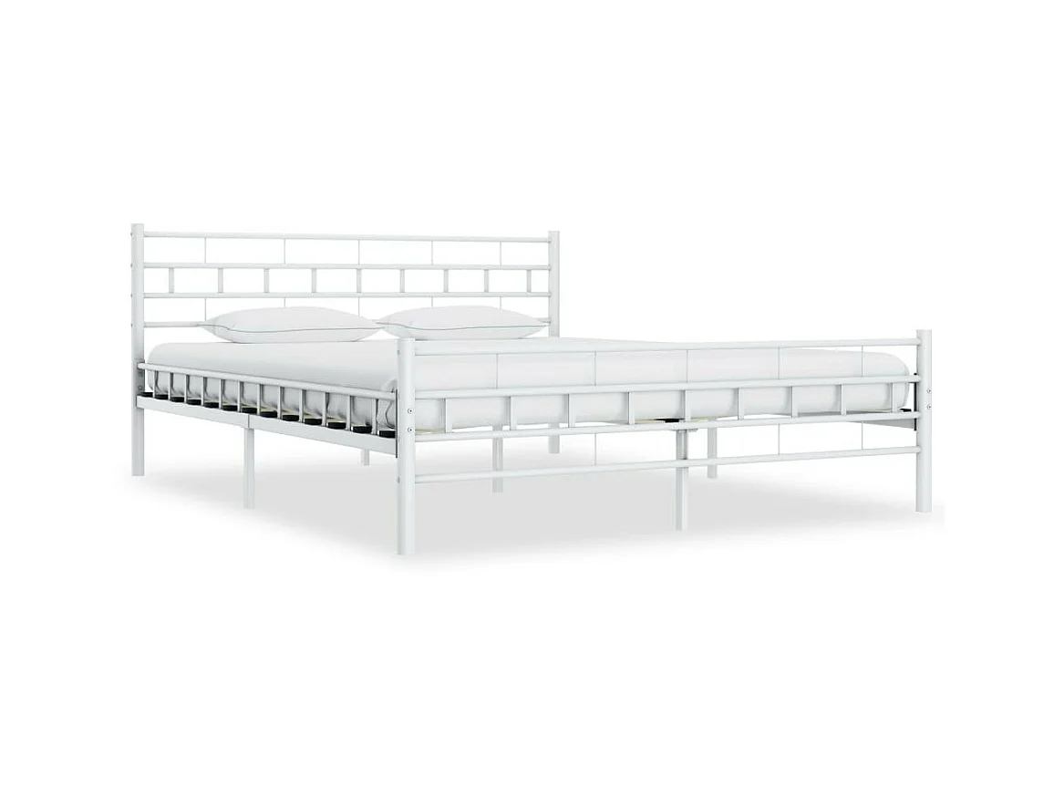 Bedframe metaal wit 180x200 cm