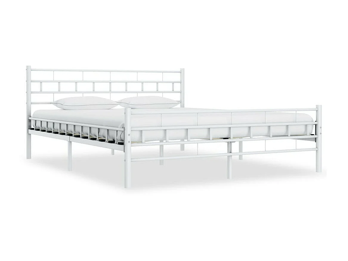 Bedframe metaal wit 180x200 cm
