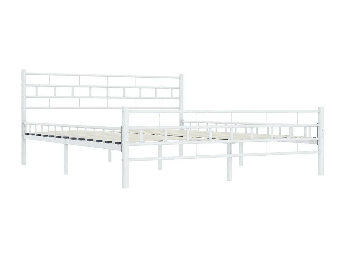 Bedframe metaal wit 180x200 cm