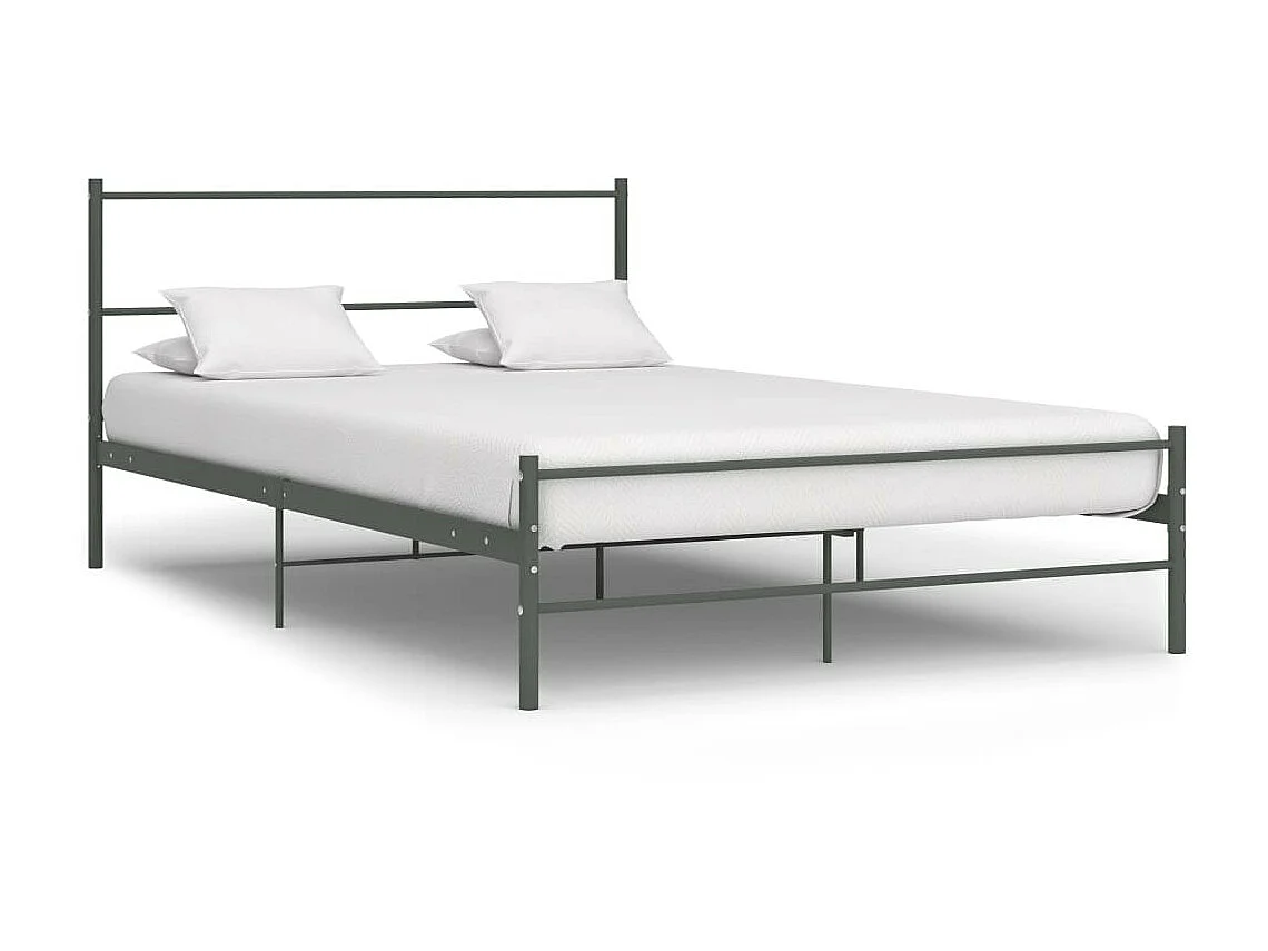 Lit métal gris Binder 160x200