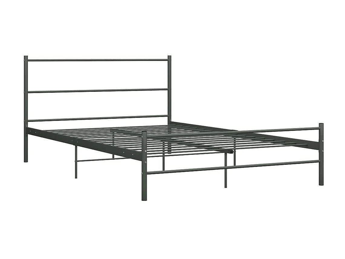 Lit métal gris Binder 160x200