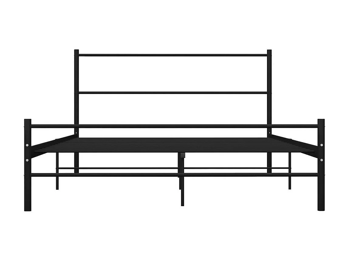 Lit métal noir Binder 140x200