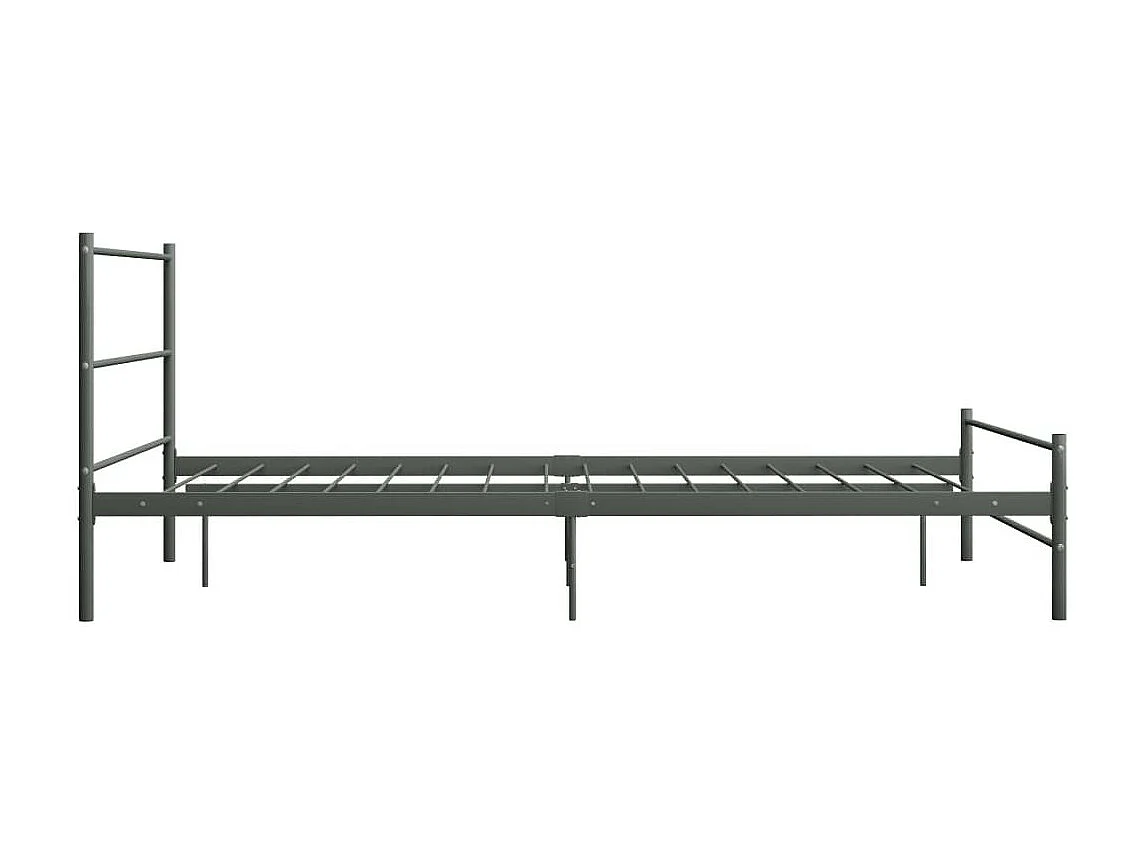 Lit métal gris Binder 140x200