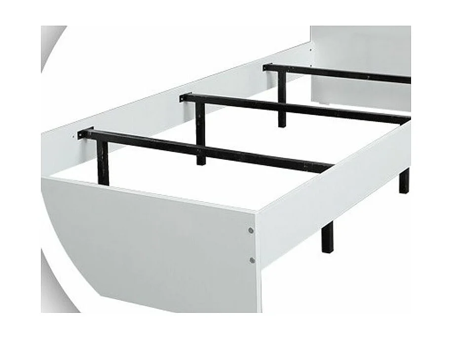 Cama para adultos moderna Marka de madera marrón - 7 tallas-Ropa de cama 120x200 cm