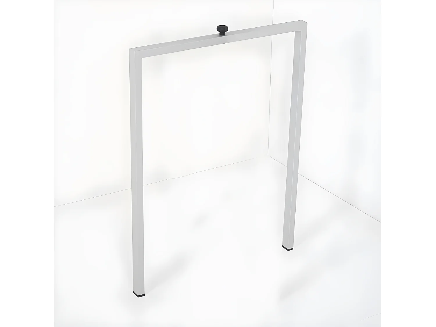 Console extensible pin massif clair et pieds métal anthracite 14 personnes 40 à 290cm Orina