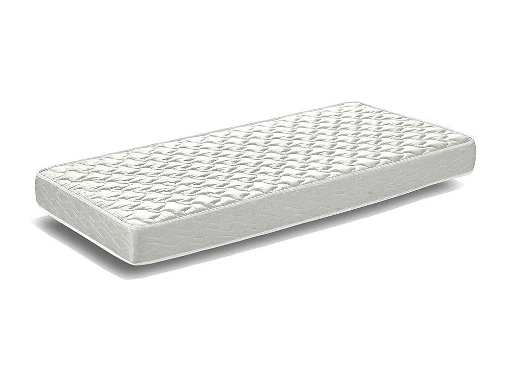Lit escamotable superposé blanc horizontal 2 couchages 85x185 Bounto-2 matelas 85x185