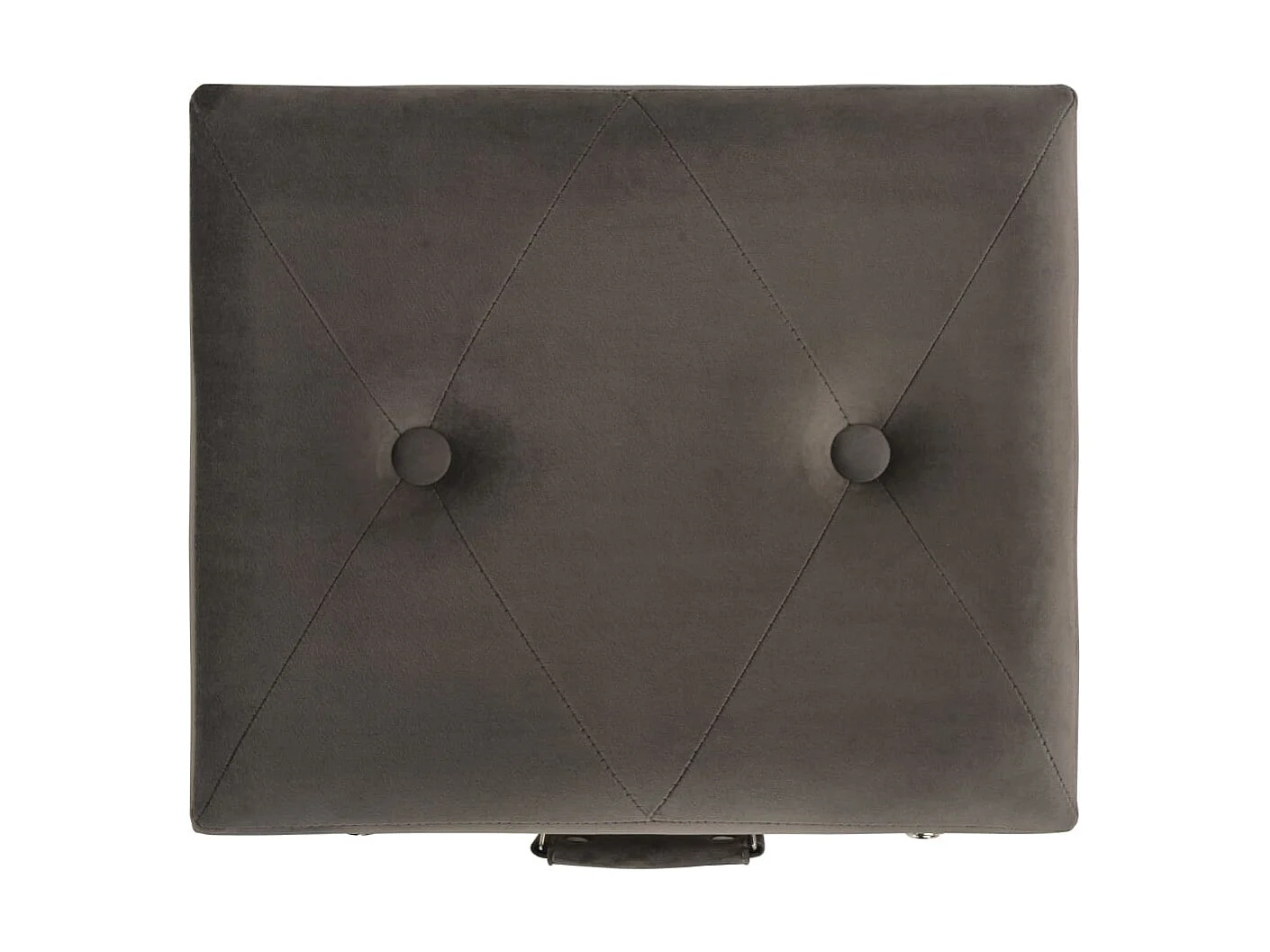 Tabourets de rangement 3 pcs Gris Velours 3