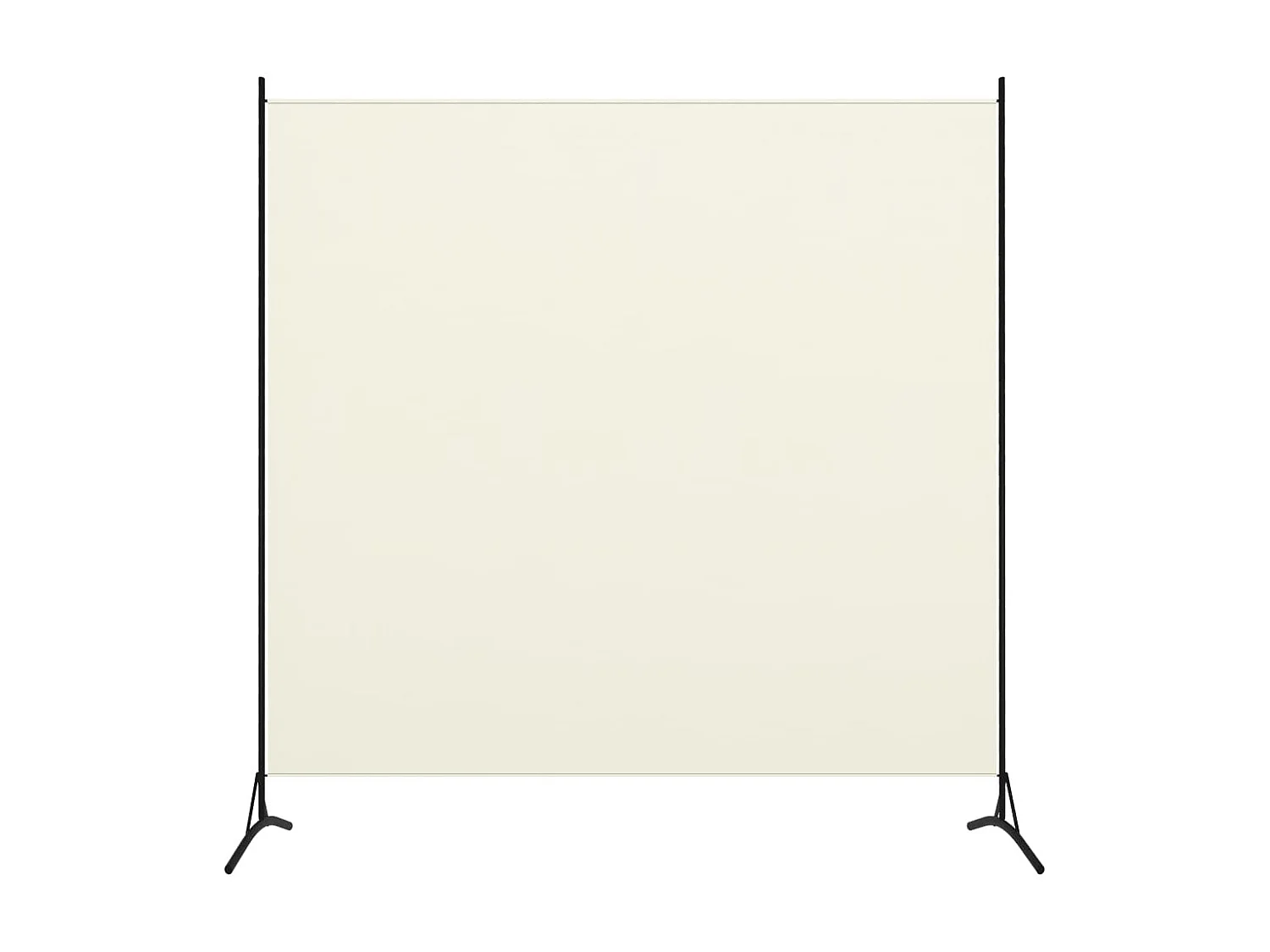 Cloison de séparation 1 panneau Blanc crème 175x180