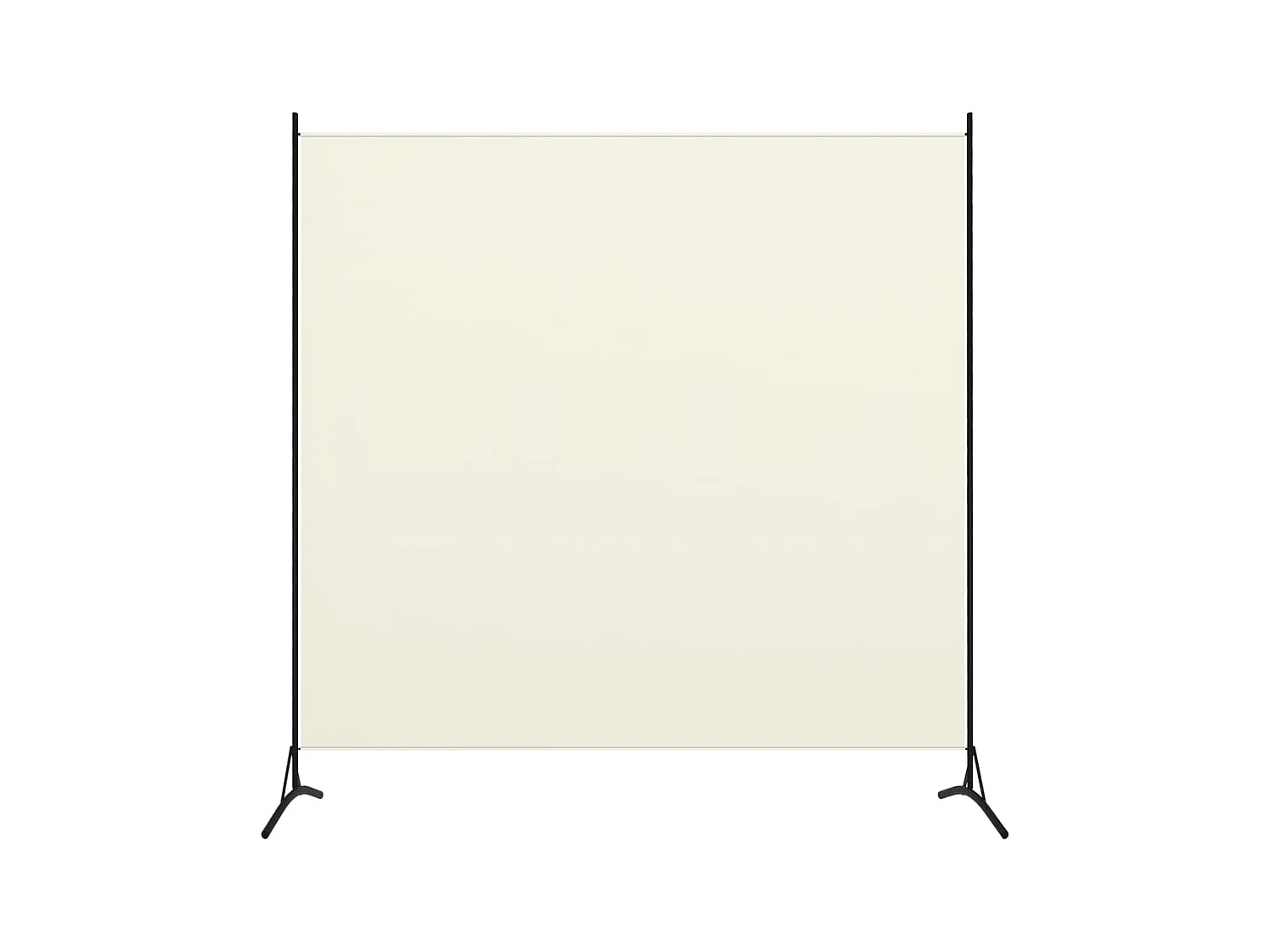 Cloison de séparation 1 panneau Blanc crème 175x180
