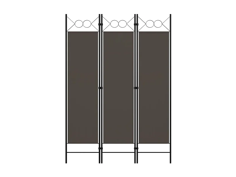 Cloison de séparation 3 panneaux Anthracite 120x180 2